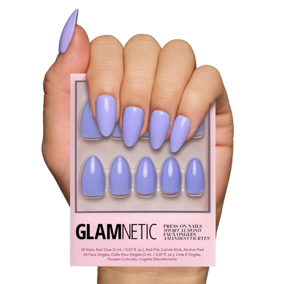 Glamnetic Press On Nails Periwinkle - Picture 1 of 8
